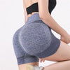 High-Waist Stretch Peach Hip Shorts - Quick-Dry Yoga Shorts for Women