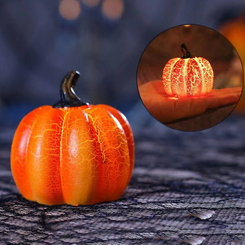 Shop Halloween Pumpkin Lanterns: LED Candle Simulation for Festive Decor